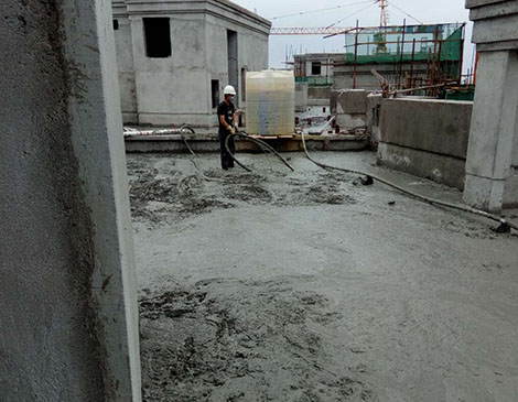 武漢泡沫混凝土施工01